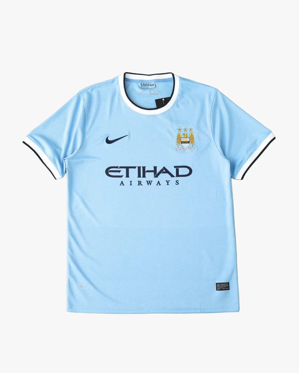 Men’s Manchester City 2013/14 Home Jersey Retro