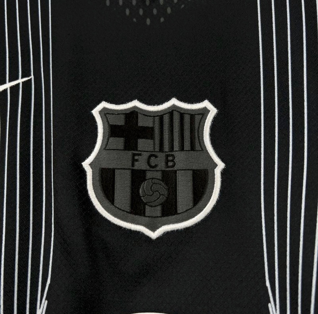 Men’s Barcelona 2025 Black Special Jersey