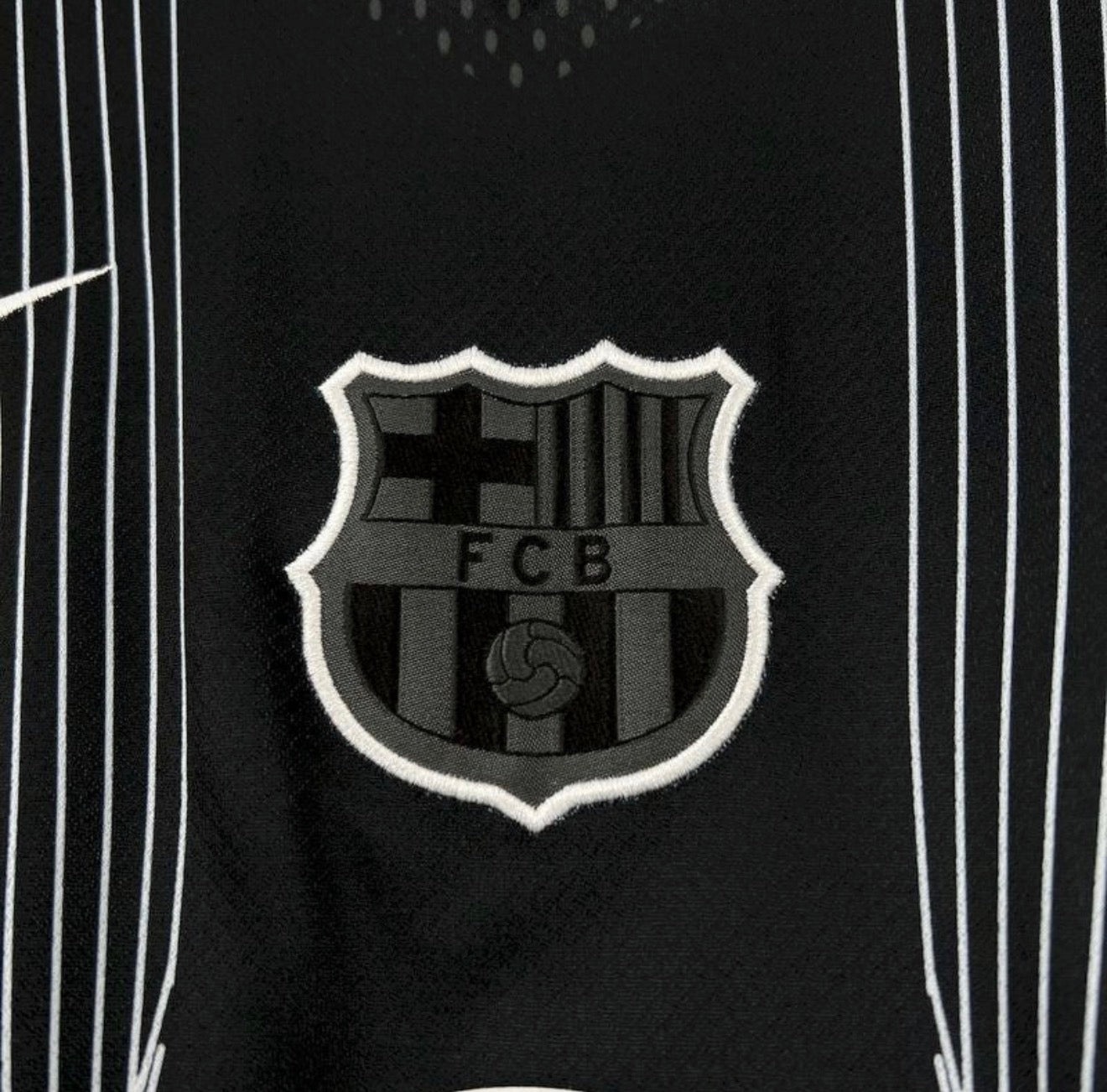 Men’s Barcelona 2025 Black Special Jersey
