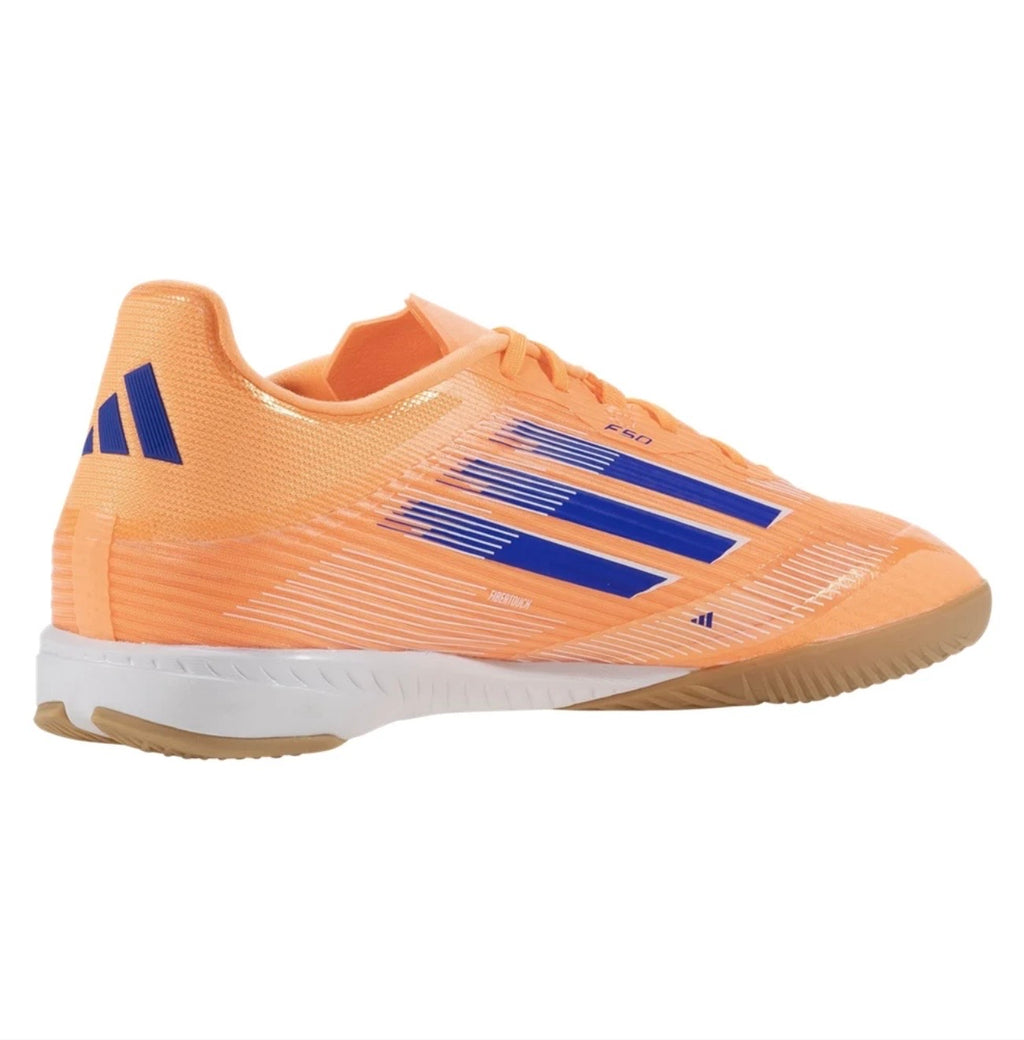 adidas F50 League IN Indoor Soccer
Shoe
Beam Orange/Lucid Blue/White