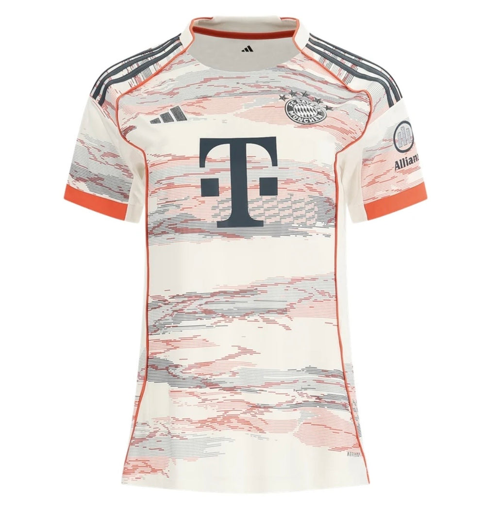 Women's Bayern Munich 25/26 
Away Jersey Fan Version
