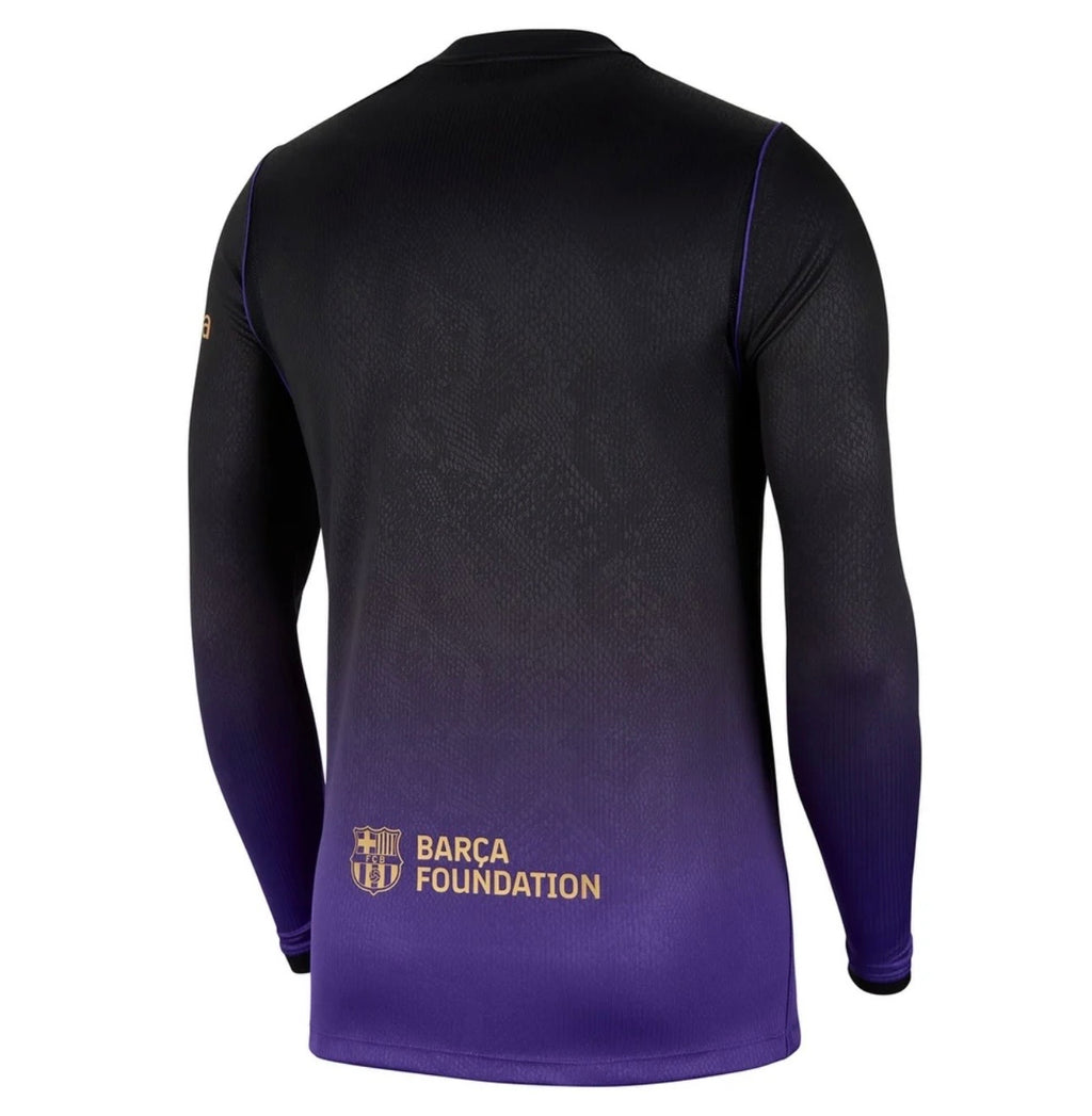 Men’s Barcelona 26/27 Away Kit Fan Version Long Sleeve