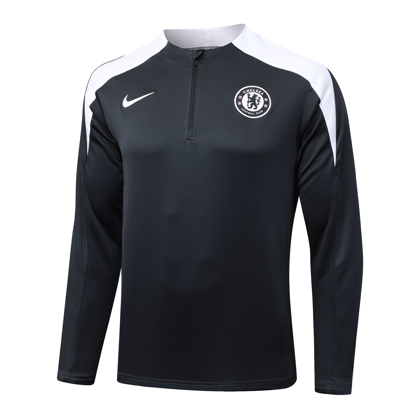 Men’s Chelsea FC Training Tracksuit Black/White