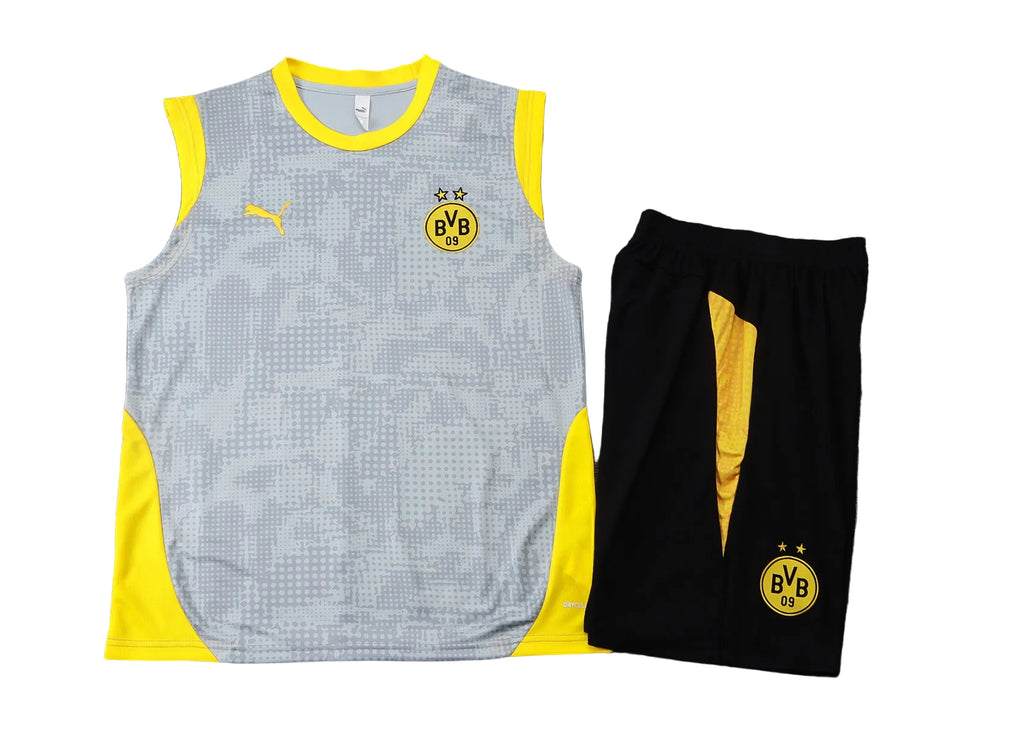 Men’s Borrusia Dortmund Training Vest Grey/Black/Yellow