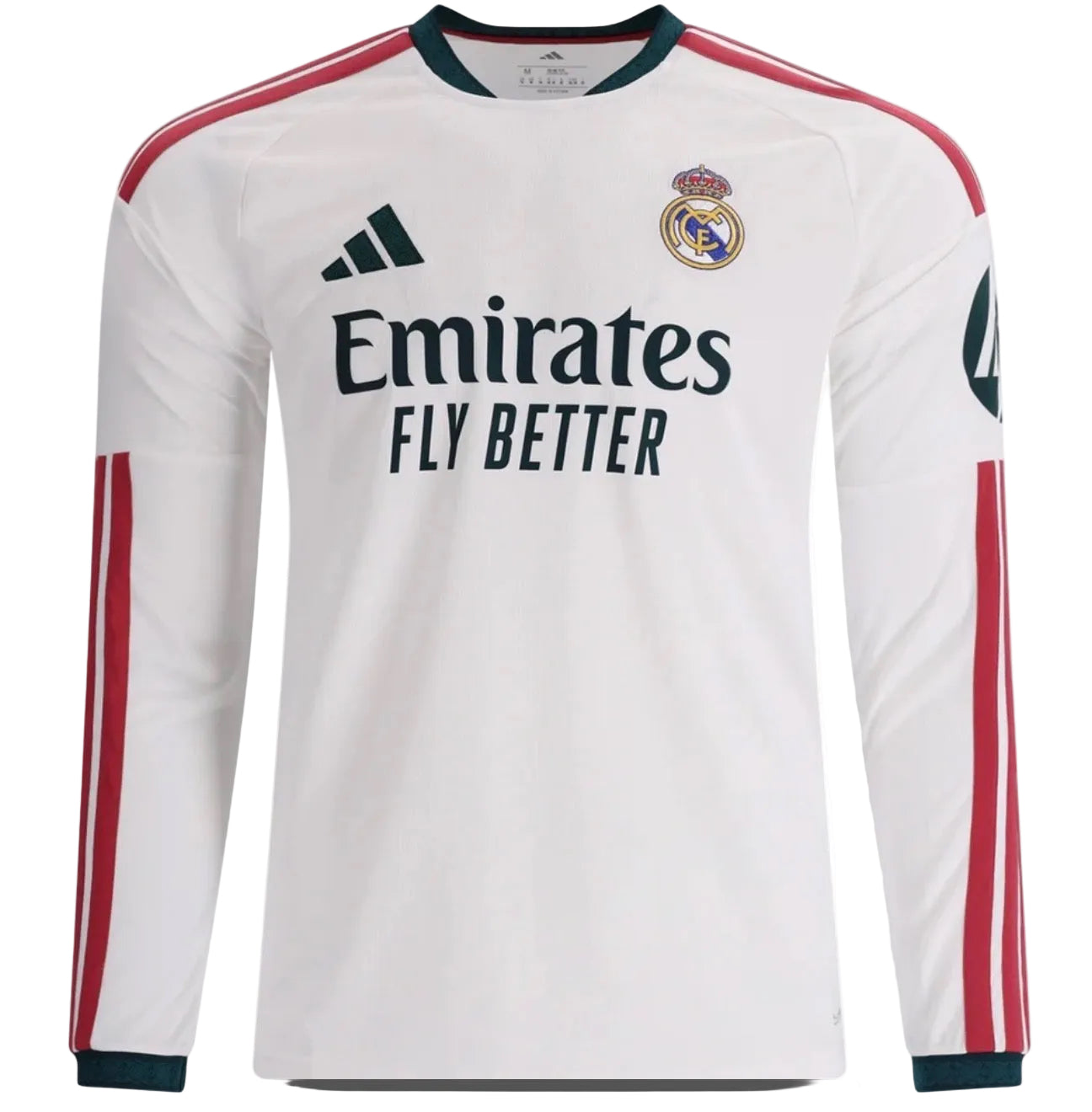 Men’s Real Madrid 26/27 Home Kit Fan Version Long Sleeve