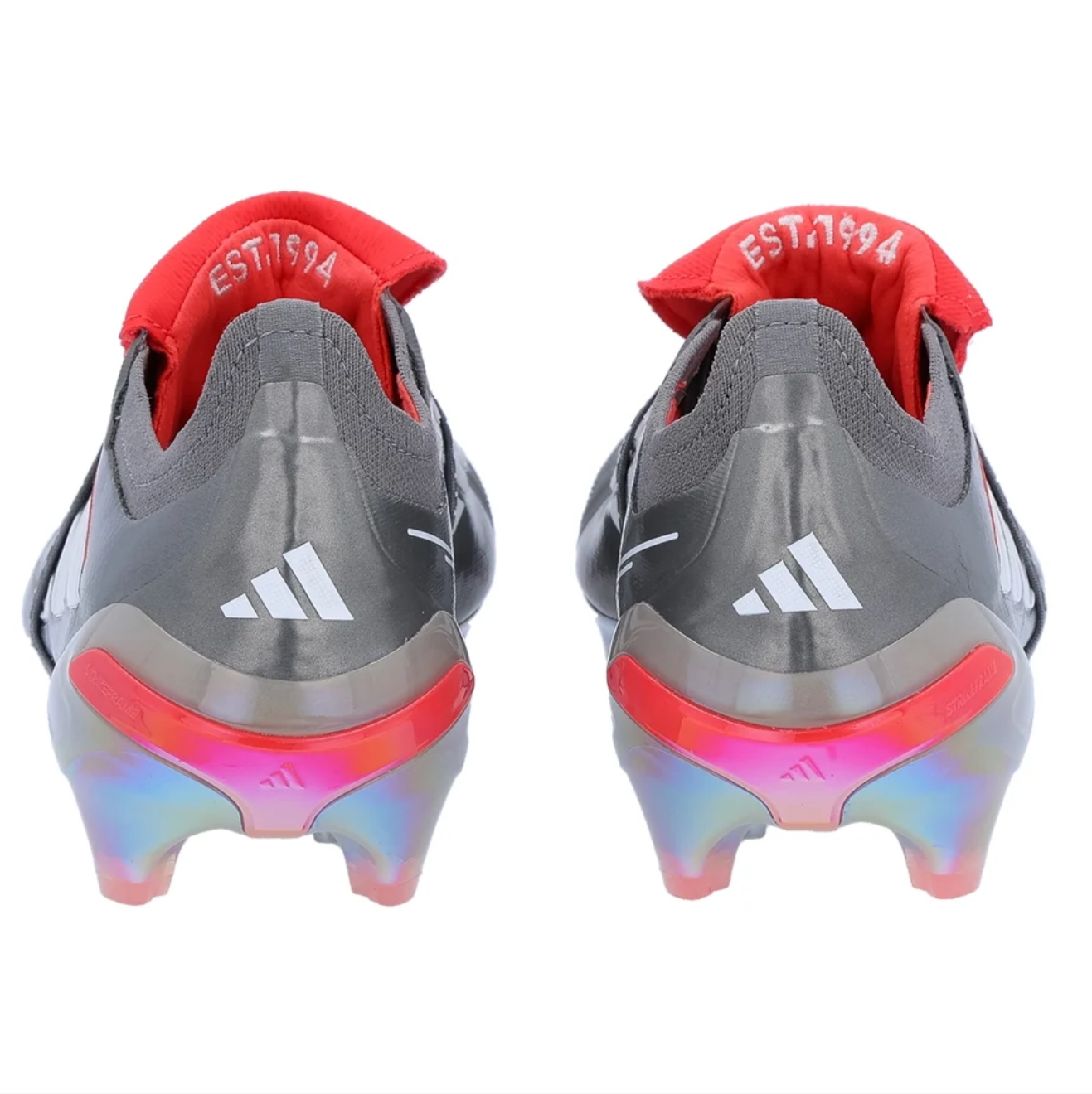 adidas Predator Elite FT FG Firm Ground
Soccer Cleat
Iron Metallic/Zero Metallic/Lucid Red