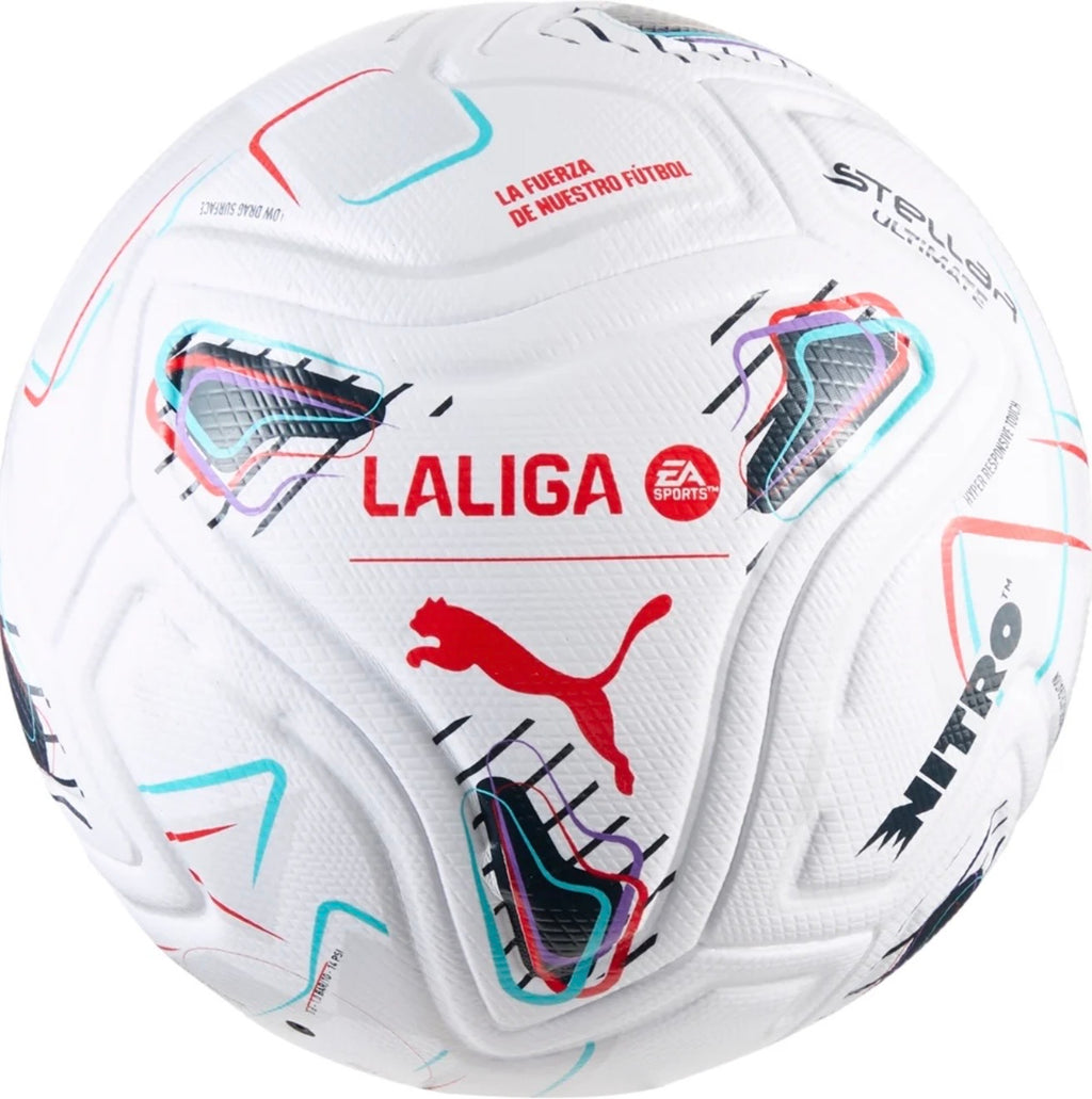 Puma Stellar Nitro Ultimate La Liga FIFA Quality Pro Soccer Ball 26/27 - White/Multi color