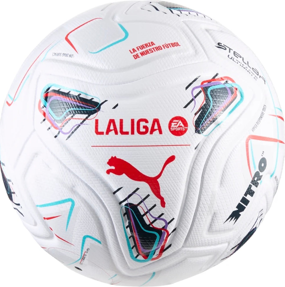 Puma Stellar Nitro Ultimate La Liga FIFA Quality Pro Soccer Ball 26/27 - White/Multi color