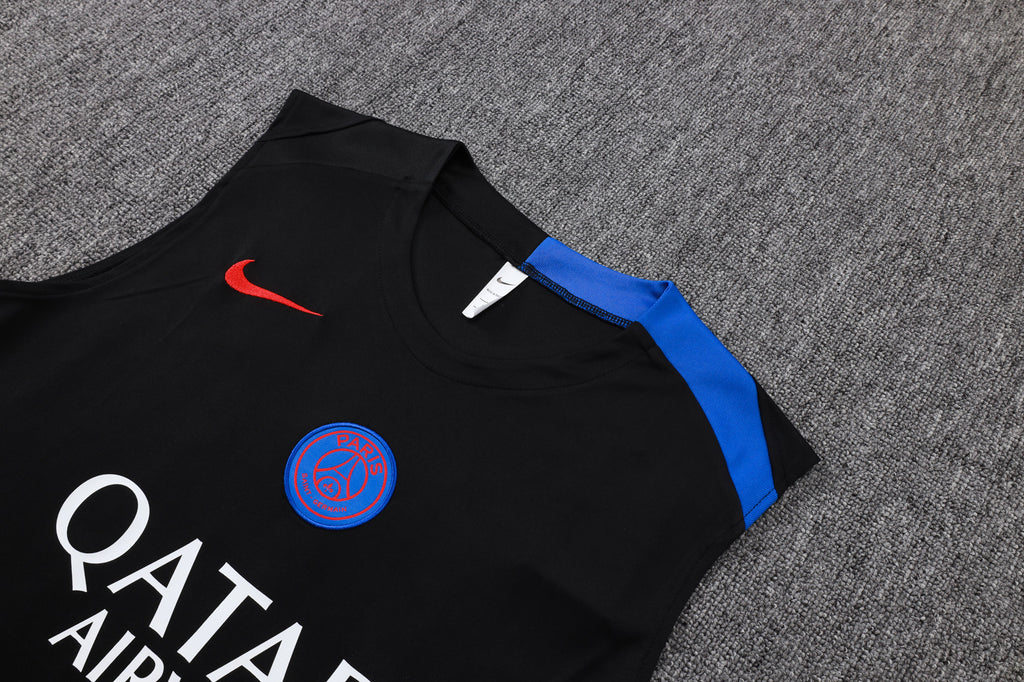Men’s Paris Saint-Germain Training Vest Black/Blue