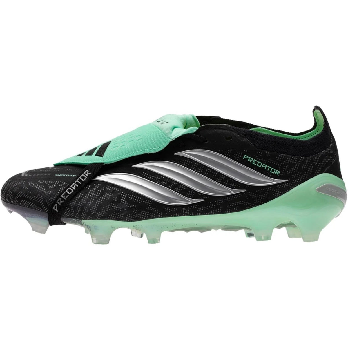 adidas Predator Elite FT FG Firm Ground Soccer Cleat
Core Black/Silver Metallic/Pulse Mint