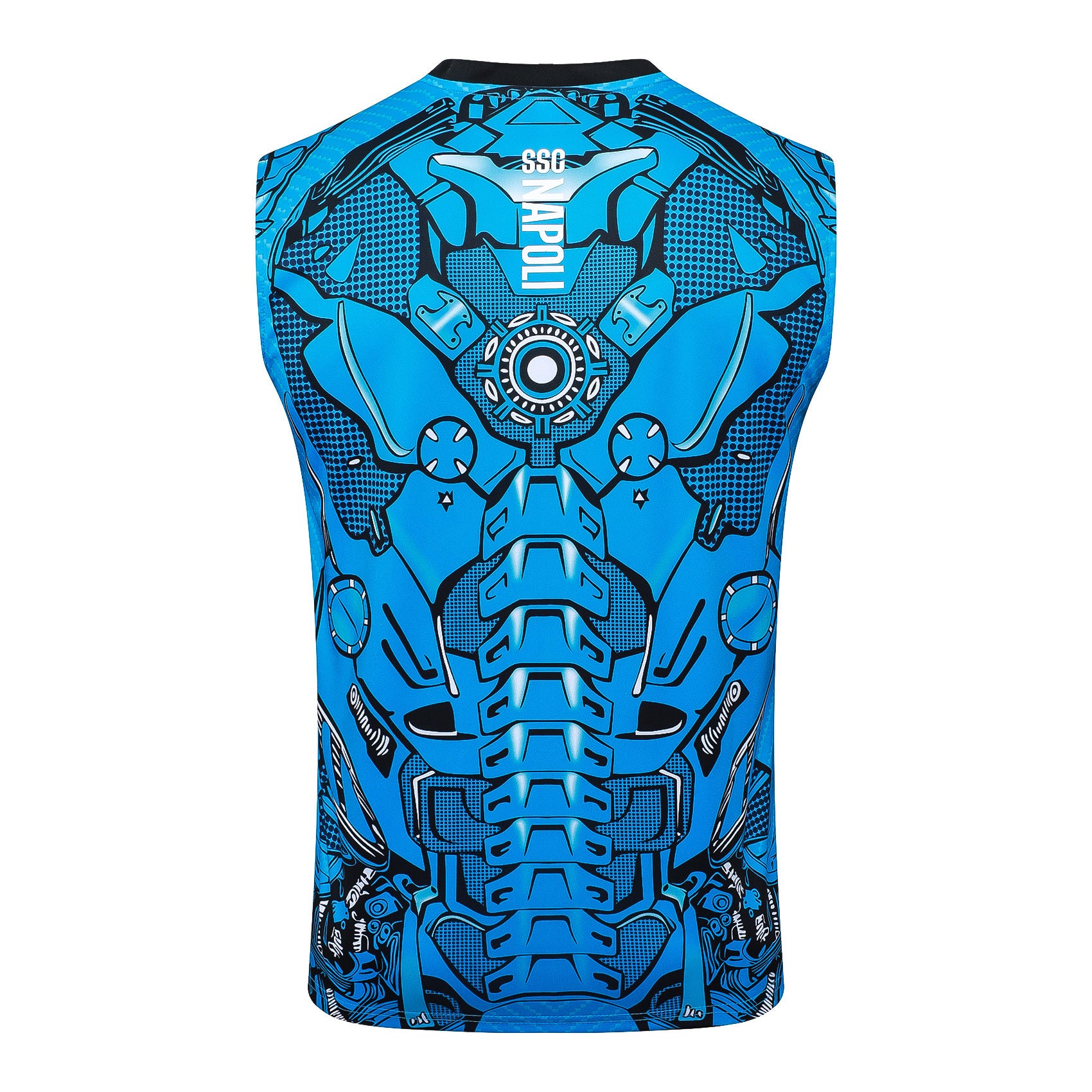 Men’s SSC Napoli 25/26 Training Vest Blue/Black