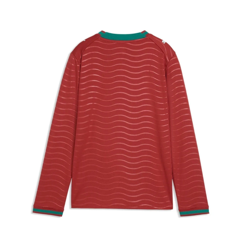 Youth Portugal 2026 Home Jersey Long Sleeve