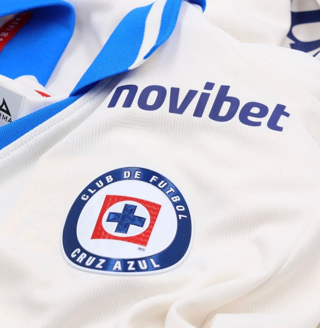 Men's Authentic Pirma Cruz Azul Away
Jersey 26/27
