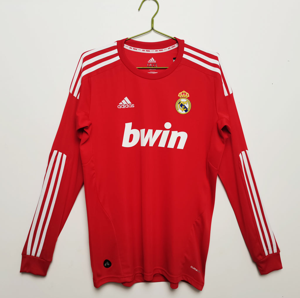 Men’s Real Madrid 2011 Long Sleeve Third Jersey Retro