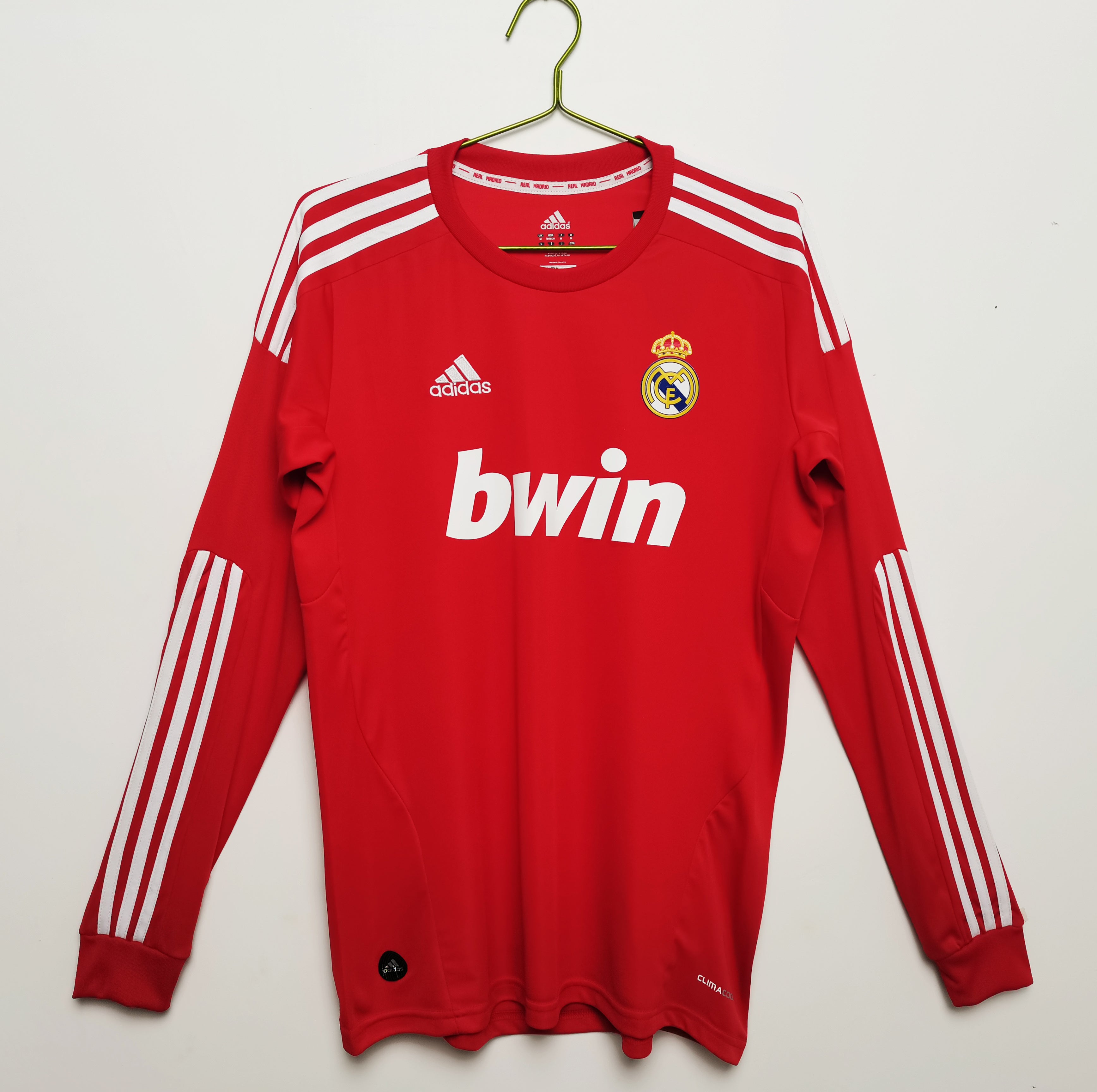 Men’s Real Madrid 2011 Long Sleeve Third Jersey Retro