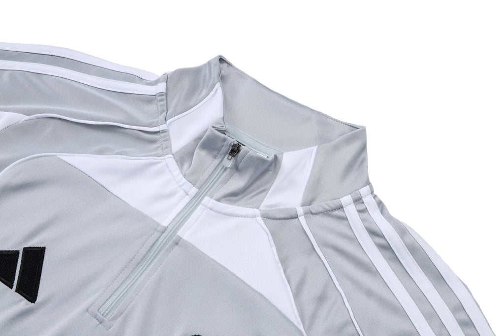 Men’s Real Madrid Training Tracksuit Grey/White