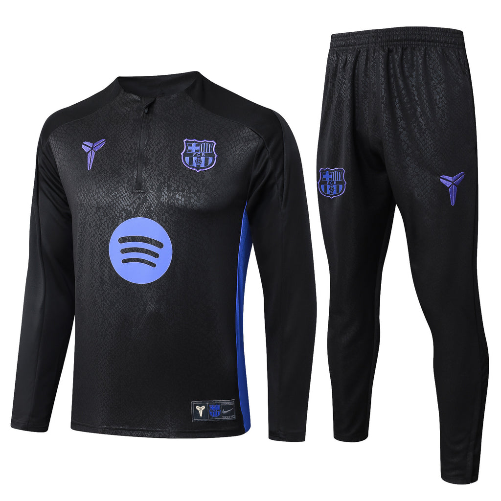 Men’s FC Barcelona Training Tracksuit Black/Purple