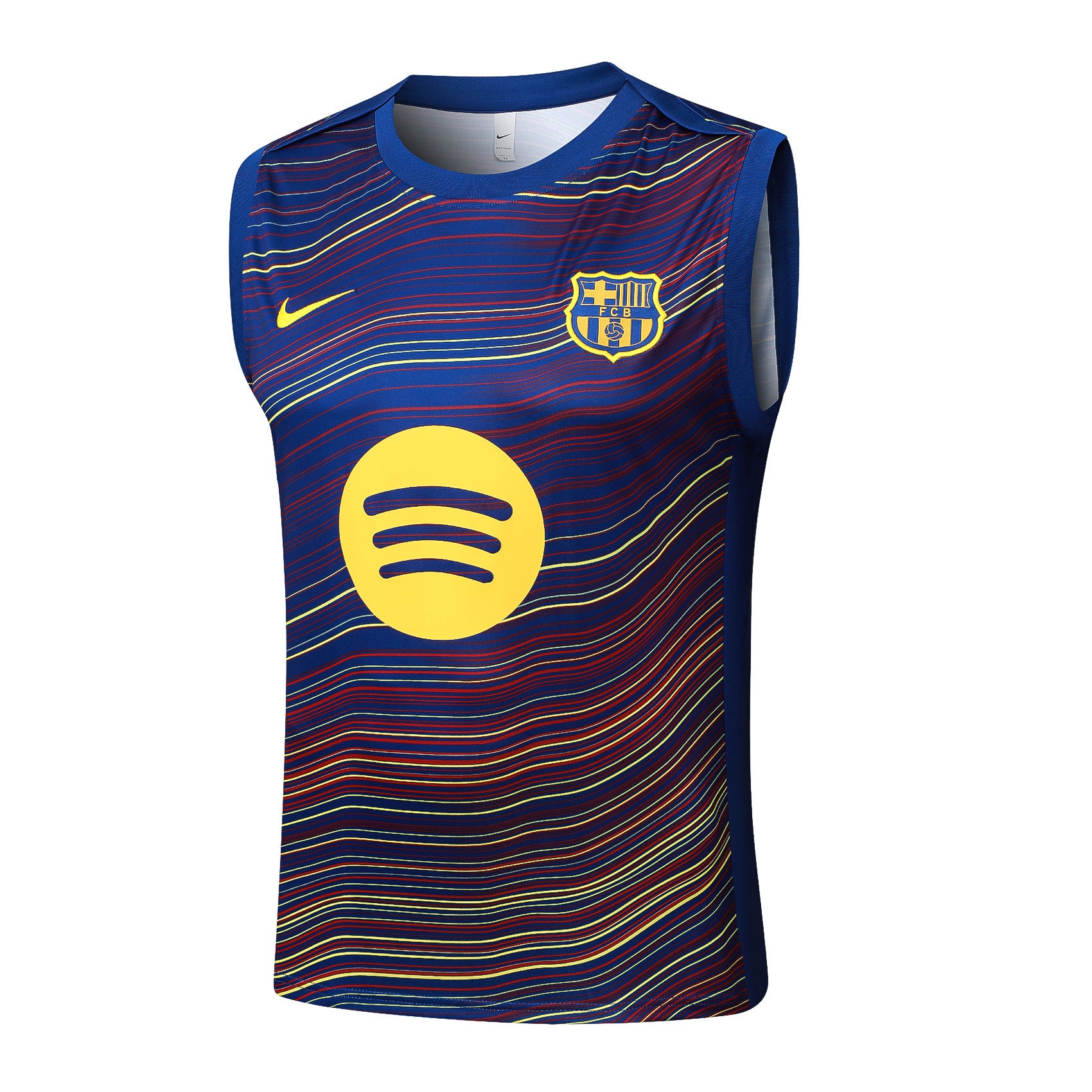 Men’s FC Barcelona 25/26 Training Vest Blue/Red/Yellow