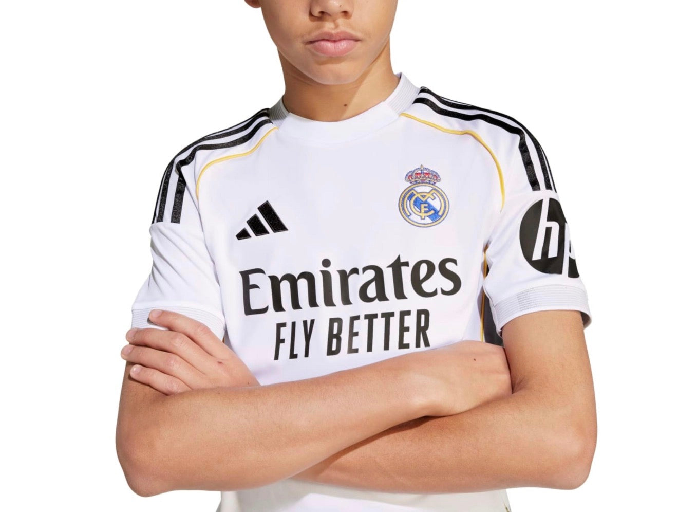 Youth Real Madrid 25/26 Home Jersey