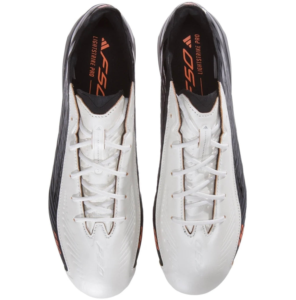 adidas F50 Hyperfast Elite L Tech FG Firm Ground Soccer Cleat
Zero Metallic/Core Black/Solar Orange