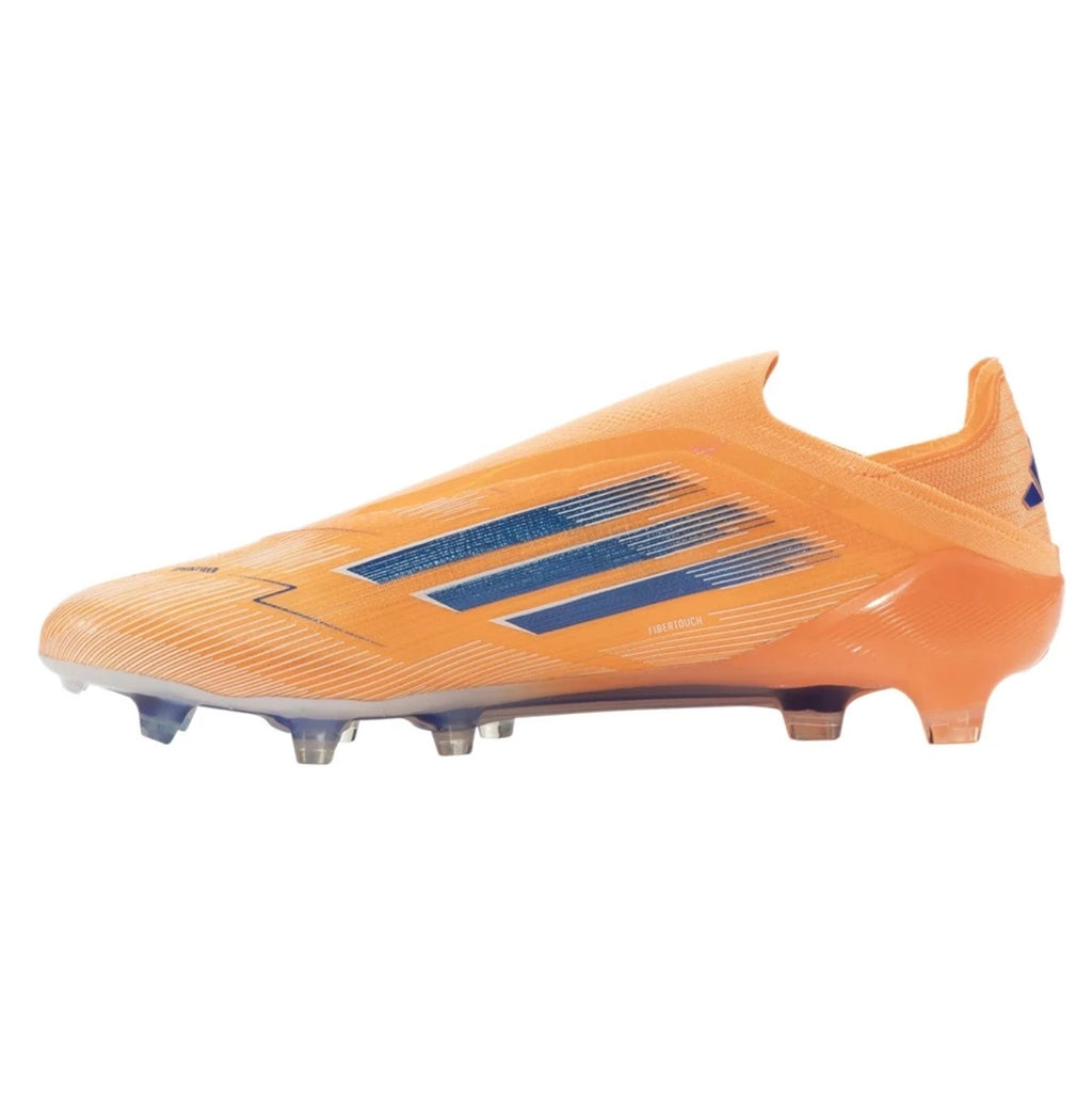 adidas F50 Elite Laceless FG Firm
Ground Soccer Cleat
Beam Orange/Lucid Blue/White
