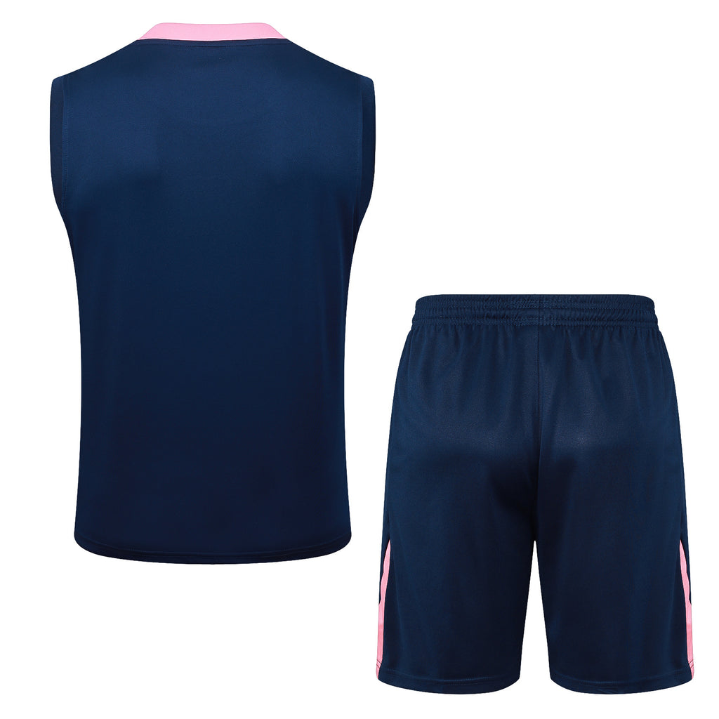Men’s FC Barcelona 25/26 Training Vest Blue/Pink