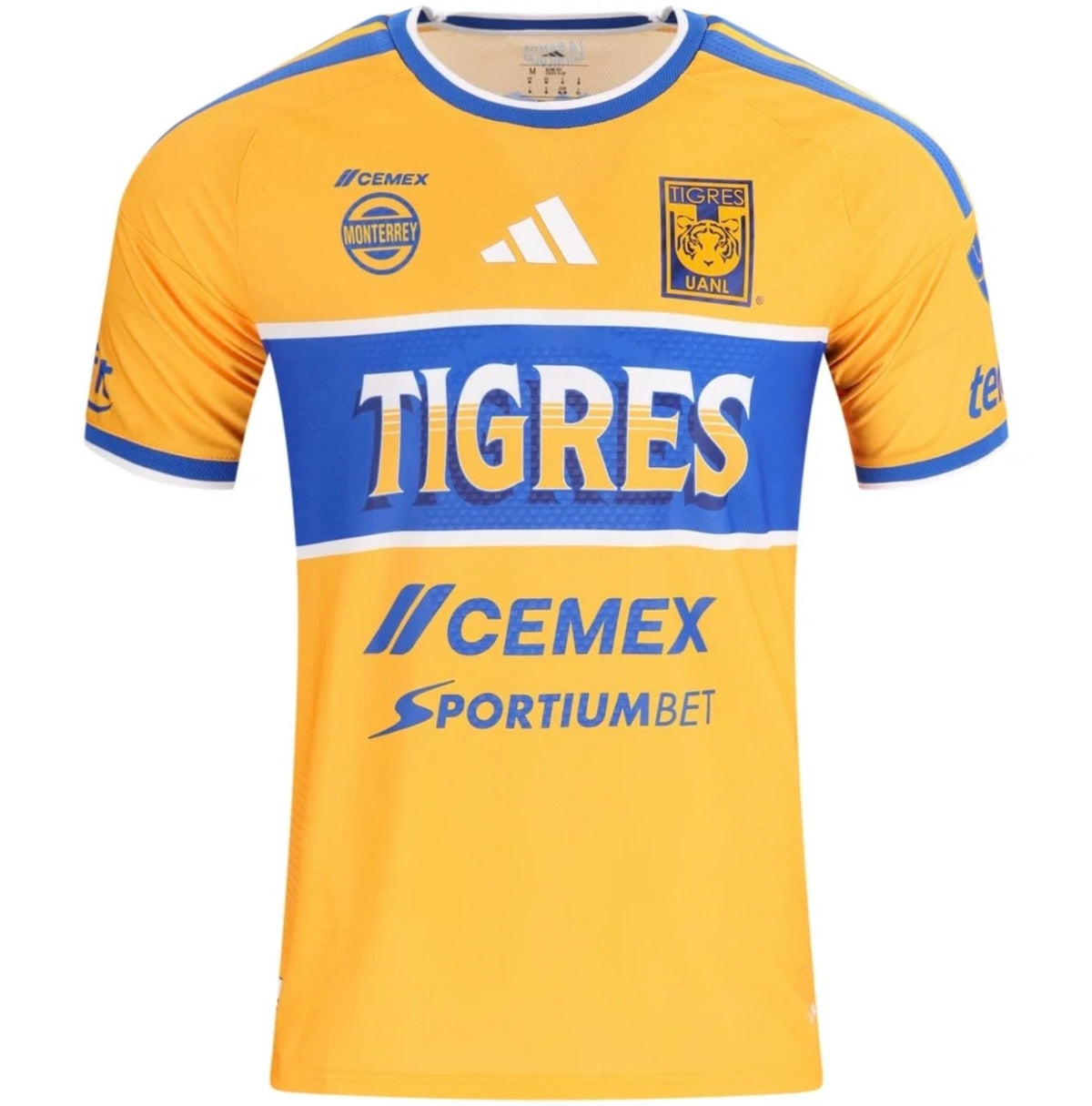 Men's Authentic adidas Tigres Home Jersey 26/27