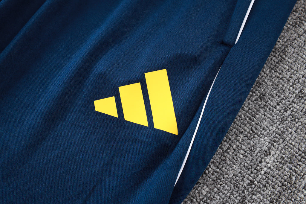 Men’s Boca Jrs Training Tracksuit Yellow/Navy Blue