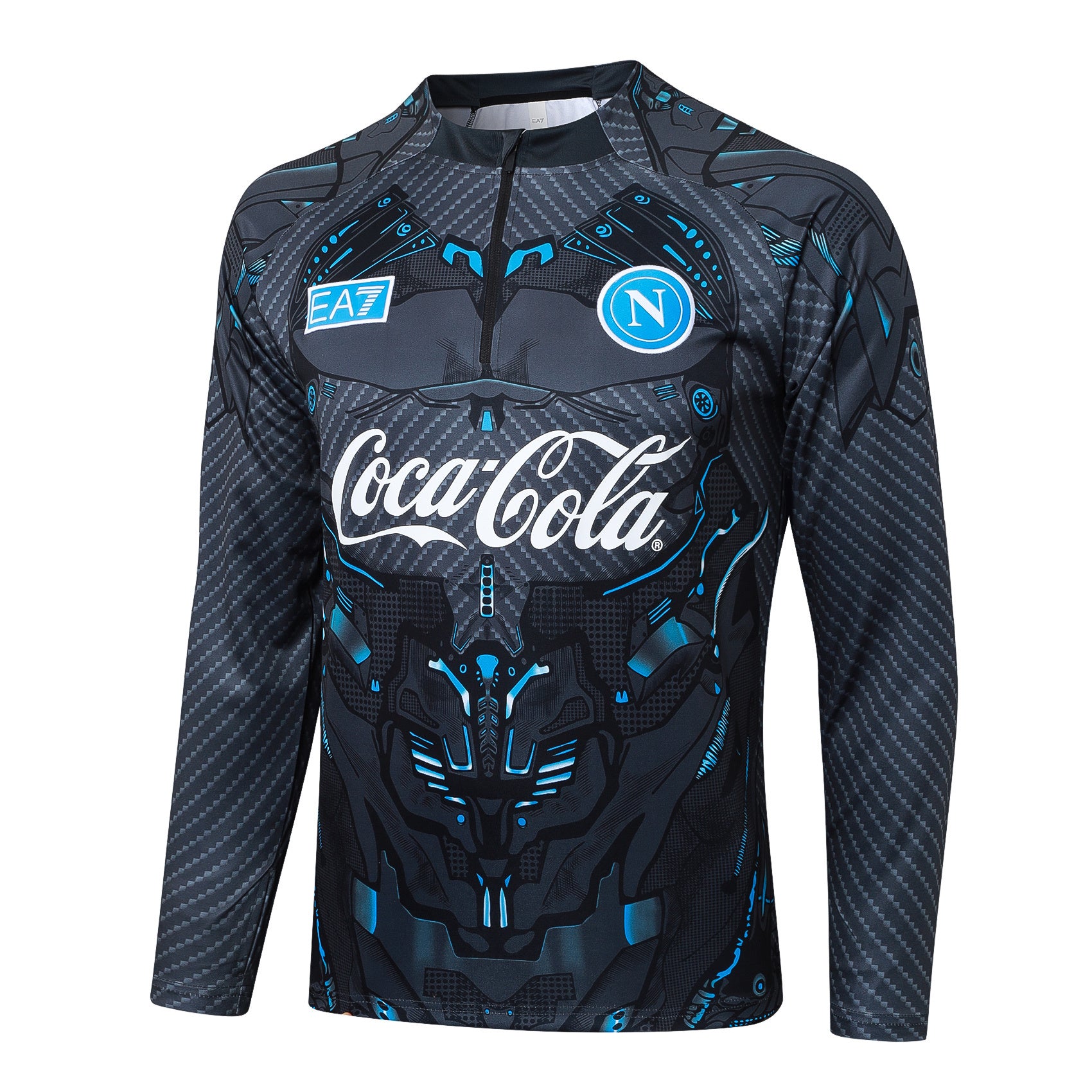 Men’s SSC Napoli Training Tracksuit Grey/Blue