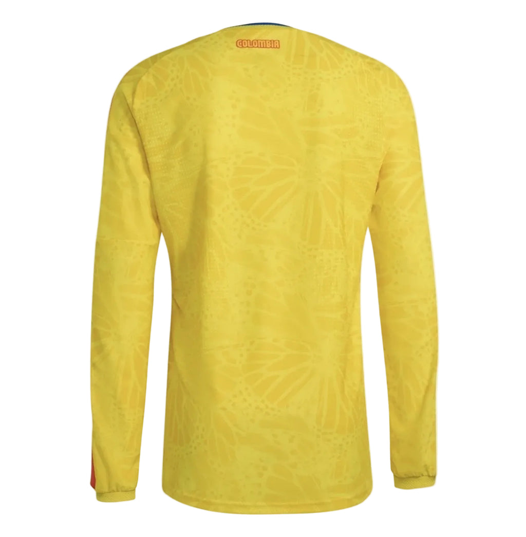 Men's Colombia Long
Sleeve Home Jersey 2026 Player Version