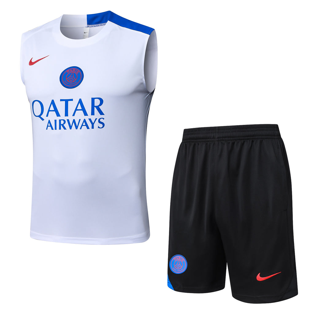 Men’s Paris Saint-Germain Training Vest White/Black/Blue