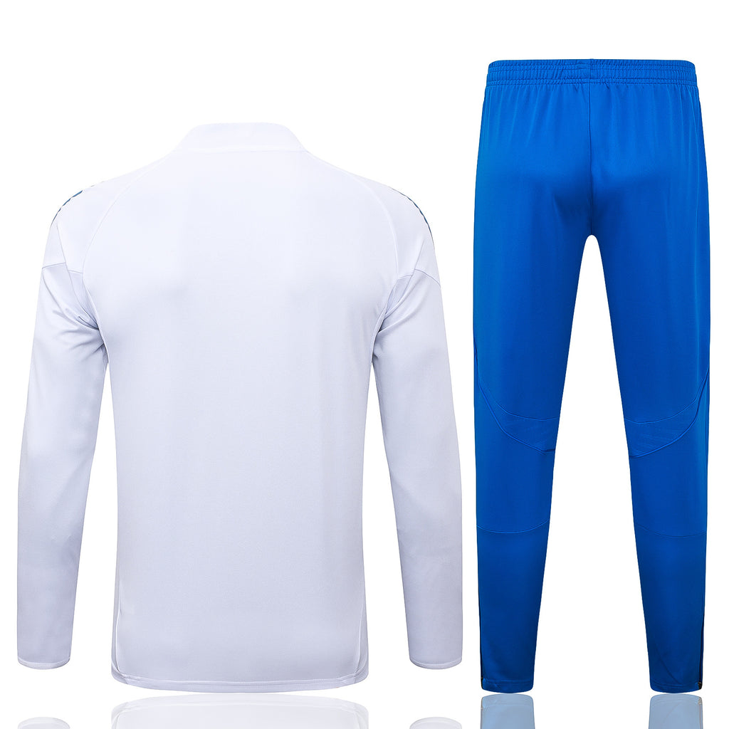 Men’s Real Madrid Training Tracksuit White/Blue