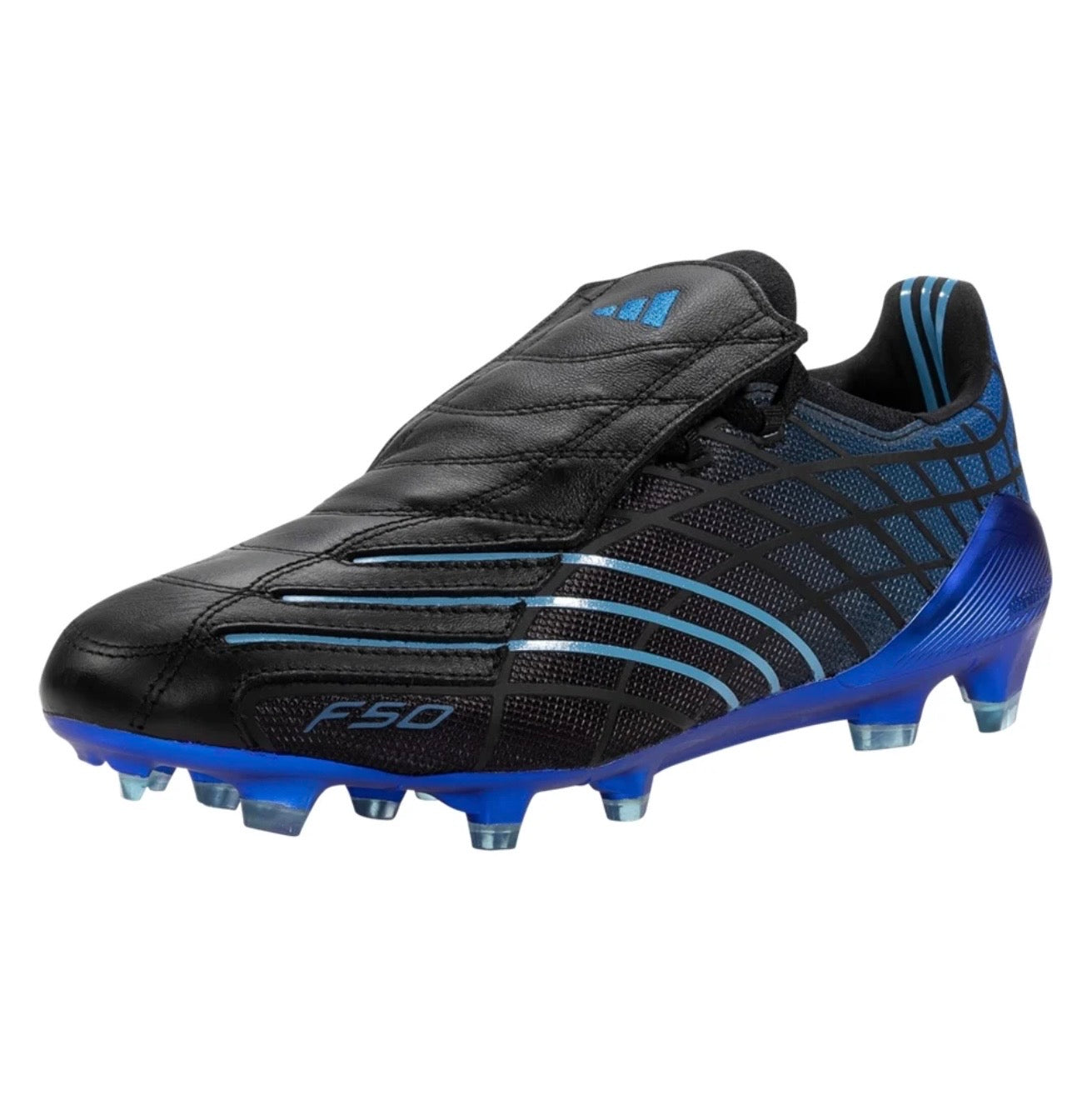 adidas F50 Elite Spider FG Firm Ground
Soccer Cleat
Black/Blue