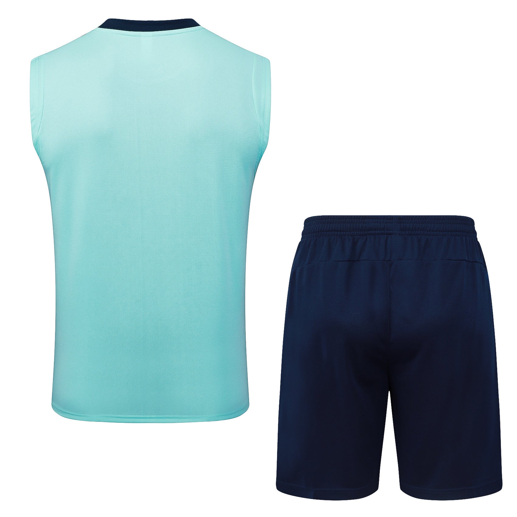 Men’s Marseille FC 25/26 Training Vest Aqua Blue/Black