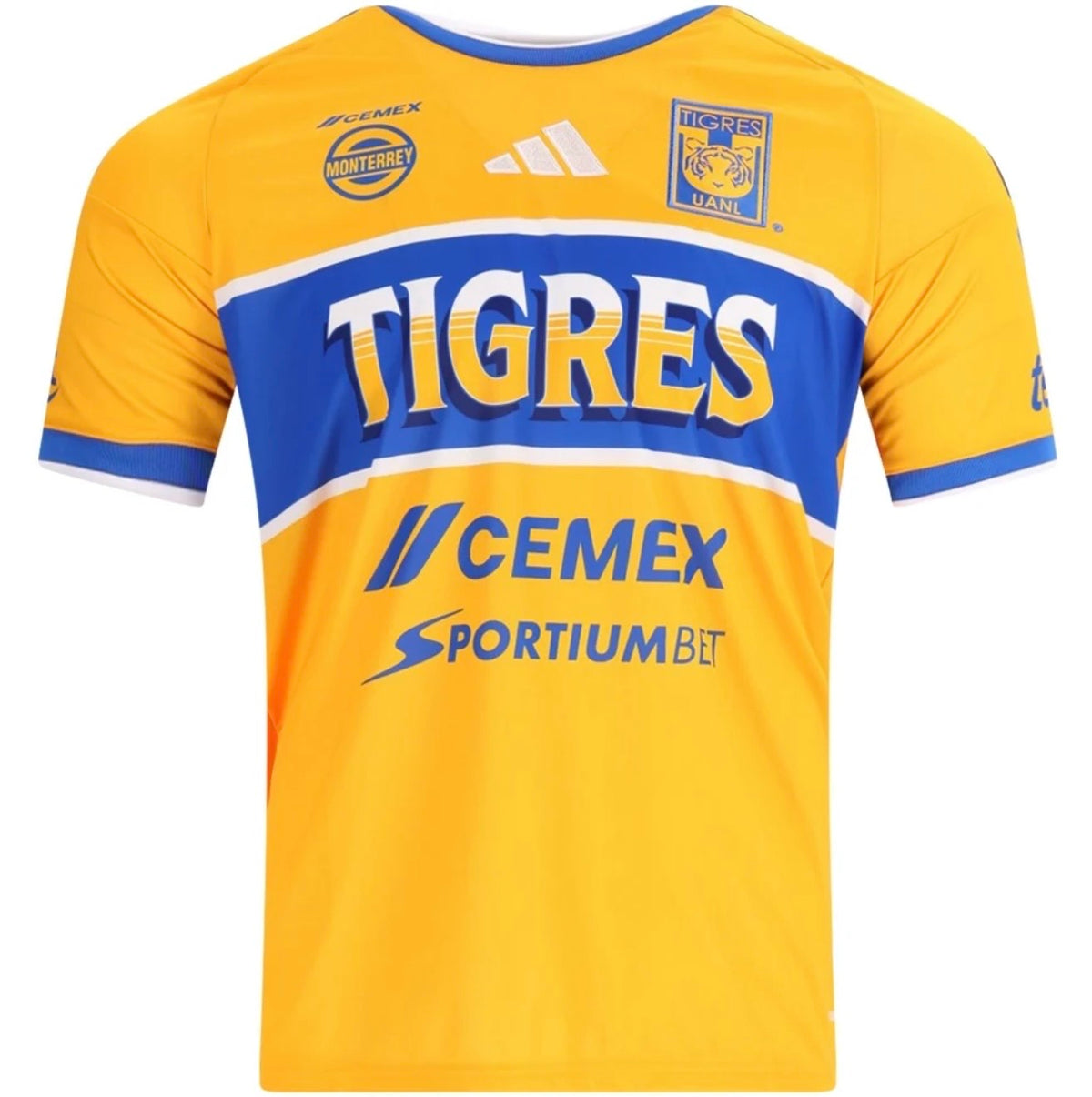 Men's Replica adidas Tigres Home
Jersey 26/27