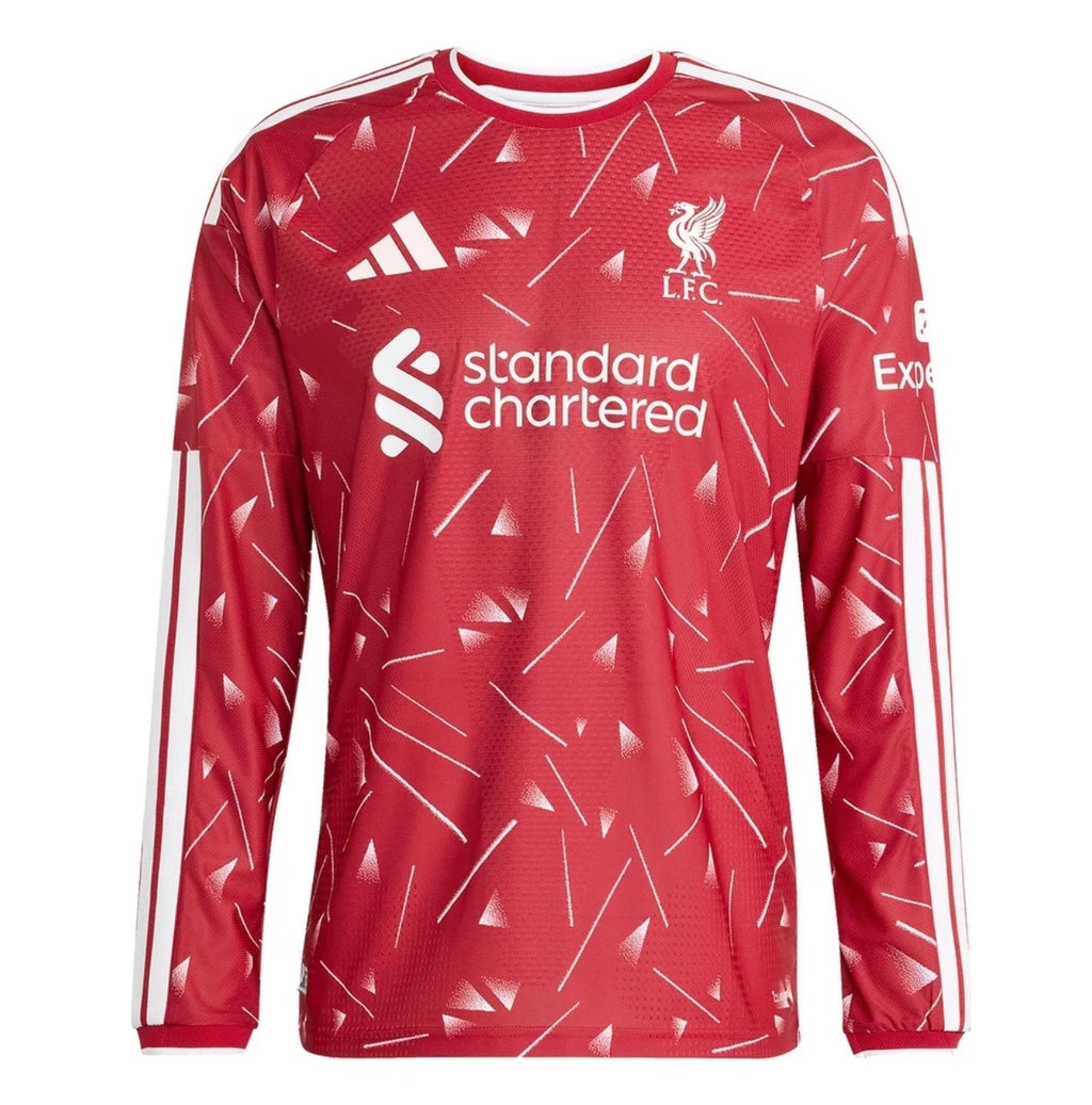 Men’s Authentic Liverpool 26/27 Home Jersey Long Sleeve