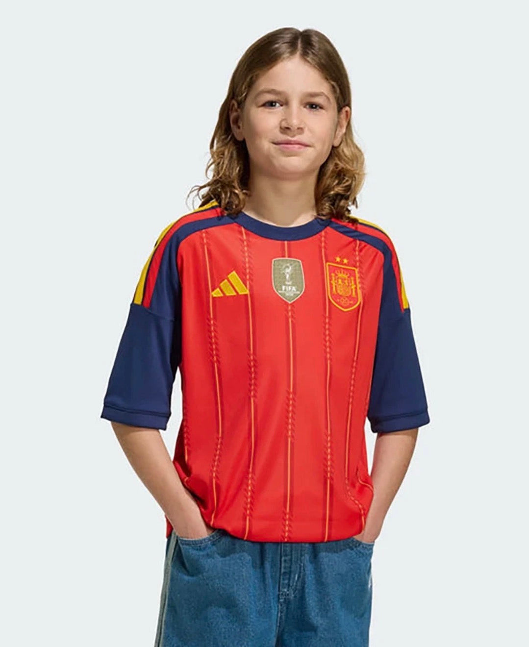 Kid’s Spain 26/27 Home Kit Fan Version