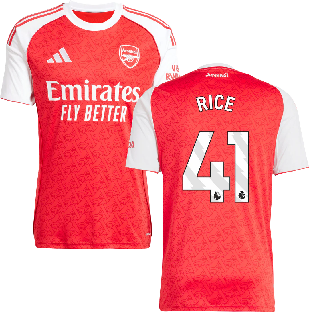 Men’s Arsenal 25/26 Home Jersey Player Version