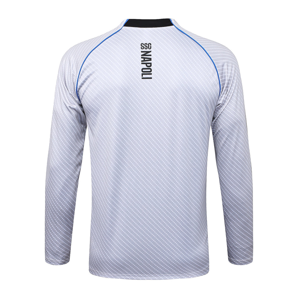 Men’s SSC Napoli Training Tracksuit White/Blue