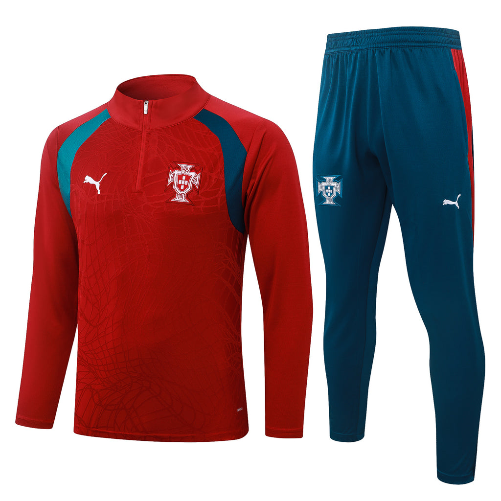 Portugal 26/27 Training Set – Red/Teal
