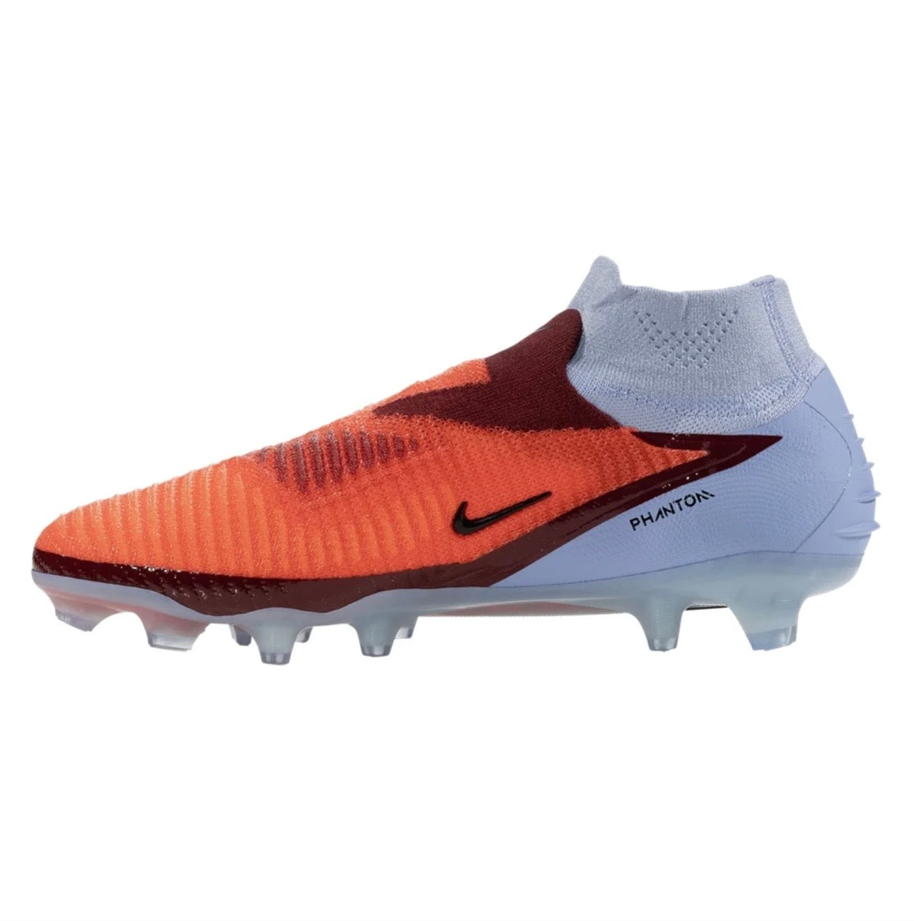 Nike Phantom 6 Elite High FG Firm
Ground Soccer Cleat
Royal Tint/Bright Crimson/Black