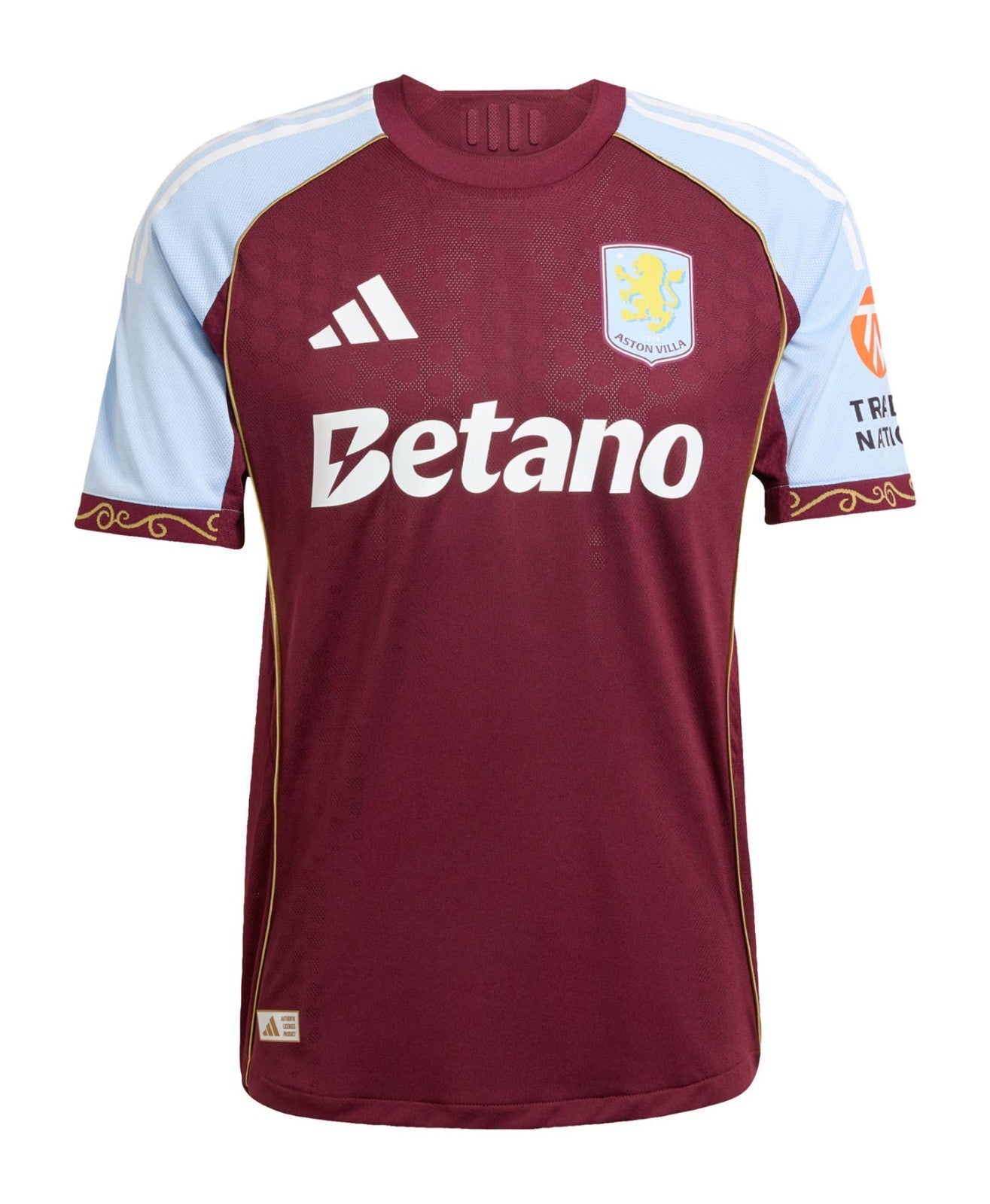 Aston Villa 25/26 Home Kit Player Version