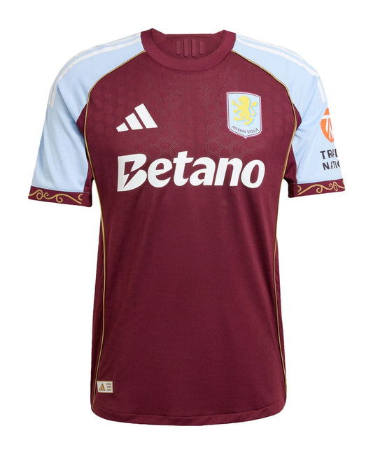 Aston Villa 25/26 Home Kit Player Version