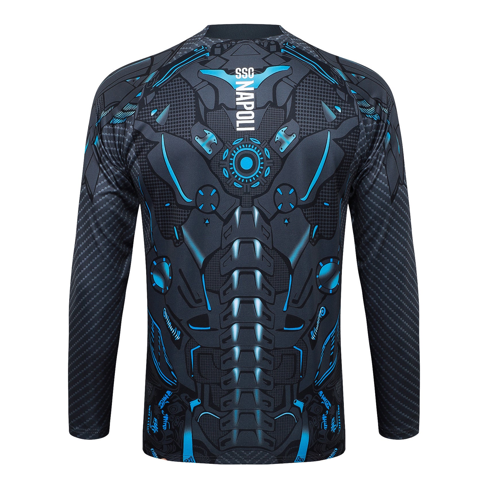 Men’s SSC Napoli Training Tracksuit Grey/Blue
