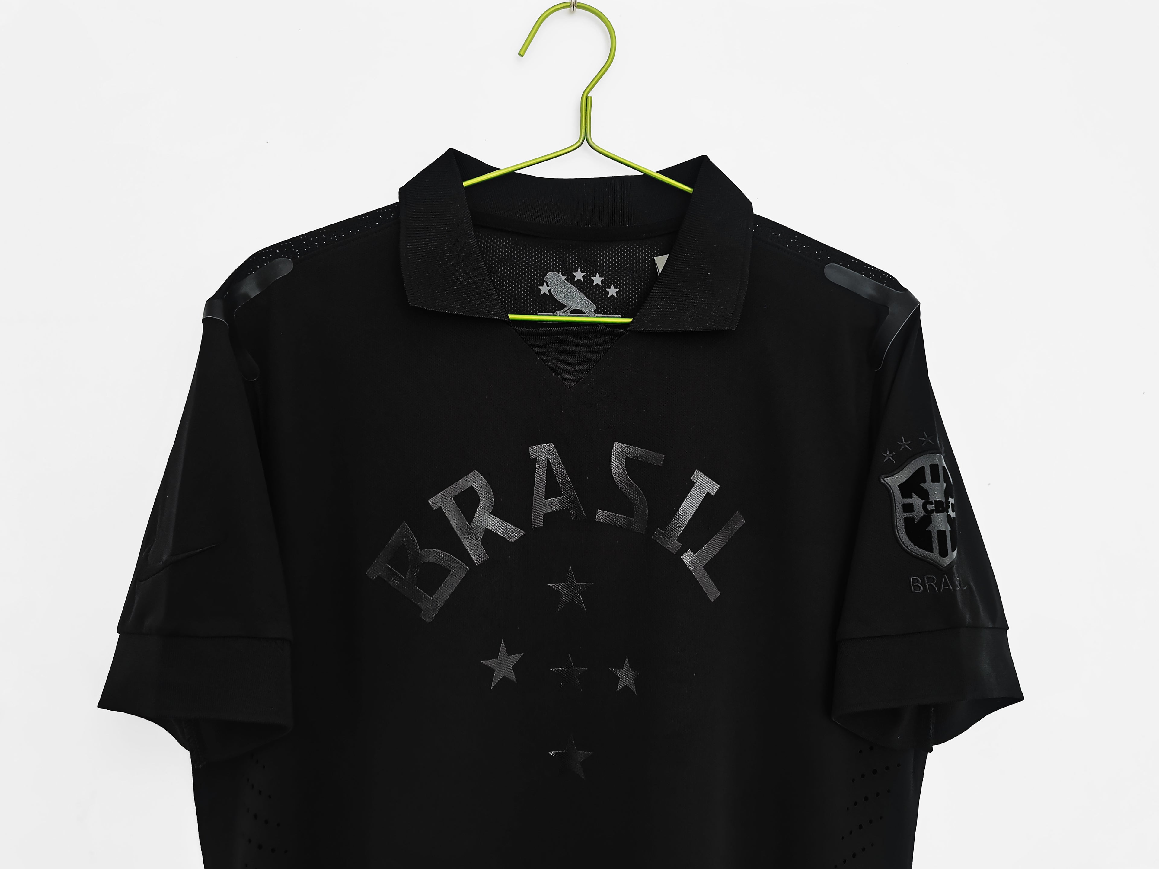 Men’s Brazil 2013/2014 Black Jersey Retro