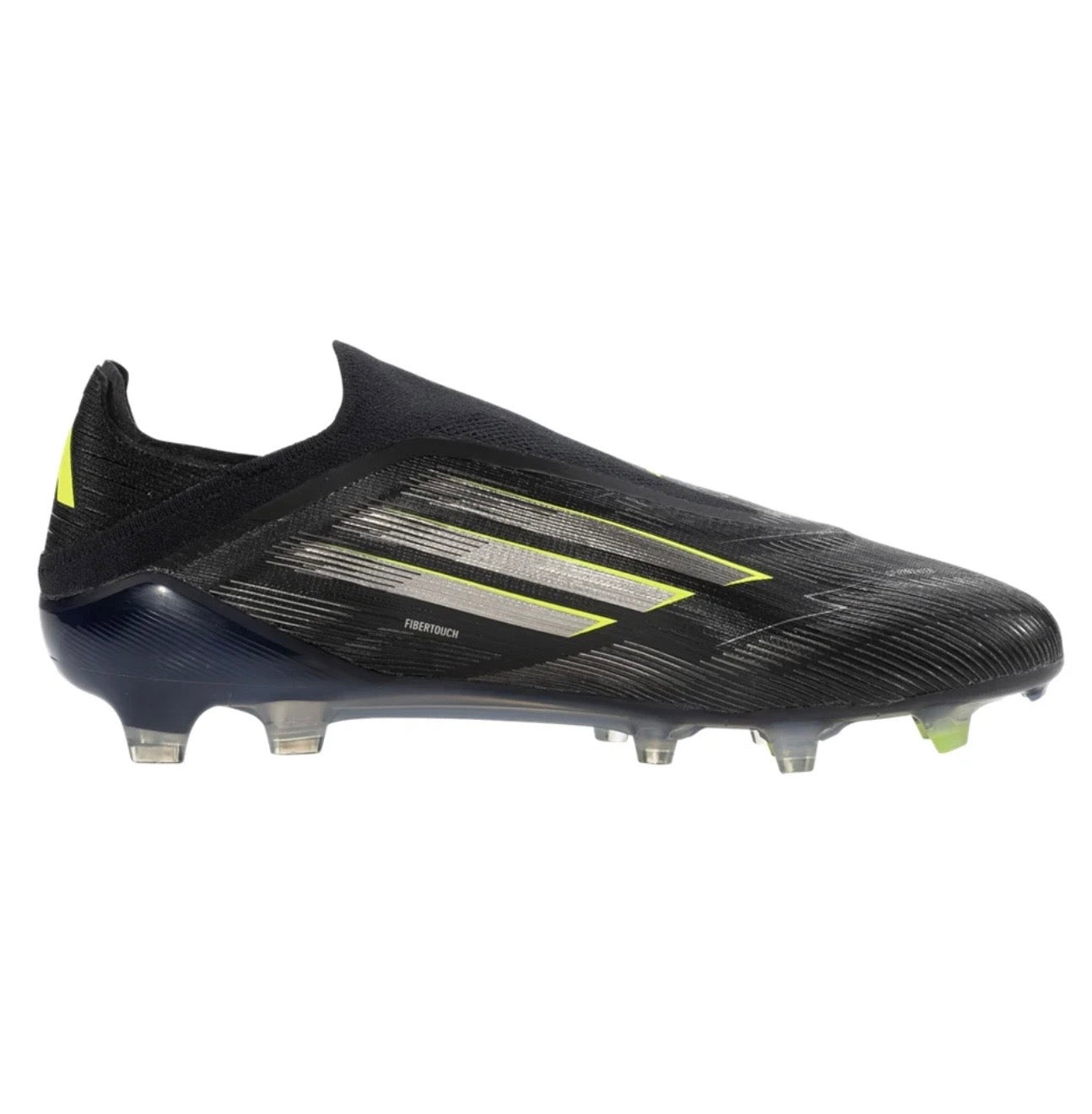 adidas F50 Elite LL FG Firm Ground
Soccer Cleat
Core Black/Iron Metallic/Lucid Lemon
