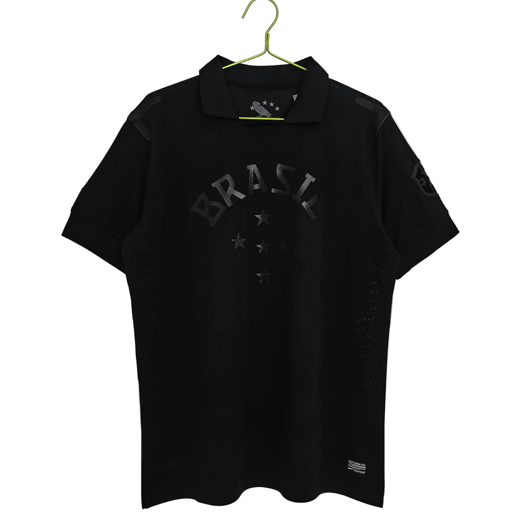 Men’s Brazil 2013/2014 Black Jersey Retro