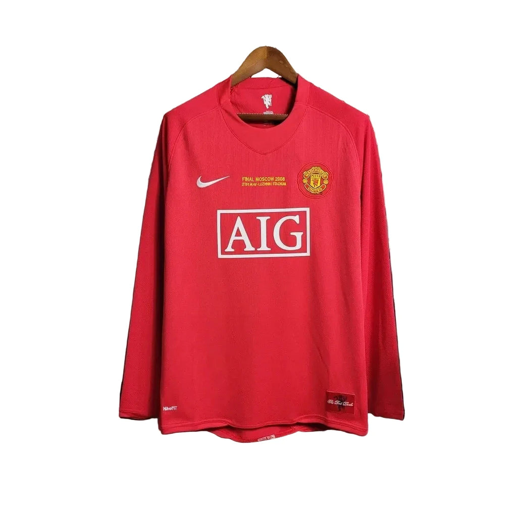 Men’s Manchester United 2007 L/S UCL Home Shirt
