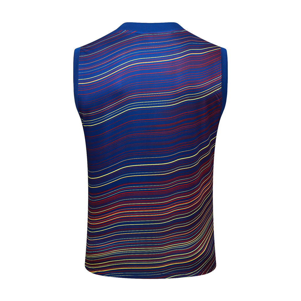 Men’s FC Barcelona 25/26 Training Vest Blue/Red/Yellow