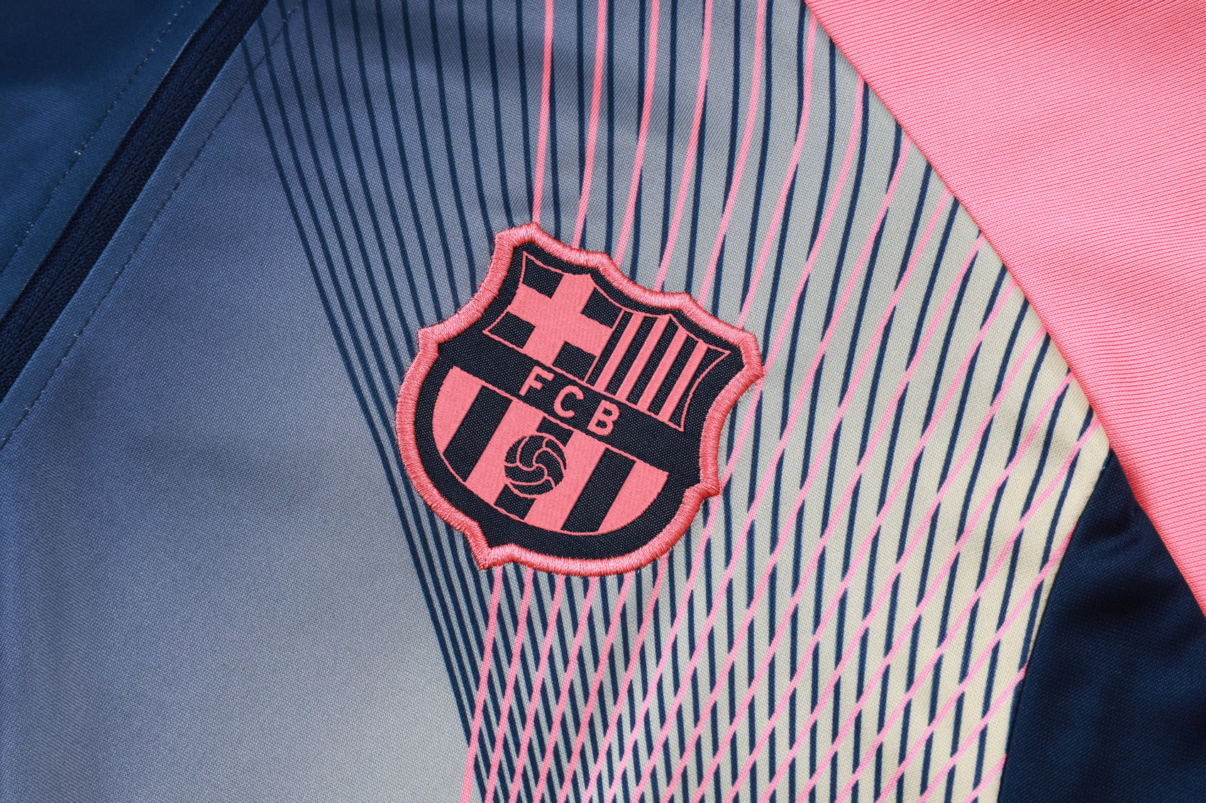 Men’s FC Barcelona Training Tracksuit Blue/Pink